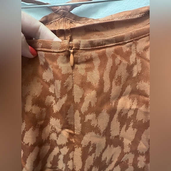 NWT! Revolve X Rumer the Label Animal Wrap Pant - Rust. Size Small. $270 - Picture 5 of 9